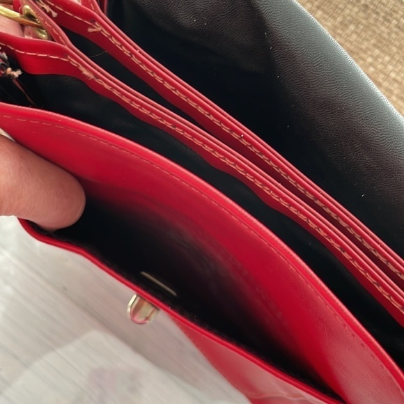 Vintage‎ Red Shoulder Bag - Picture 5 of 8